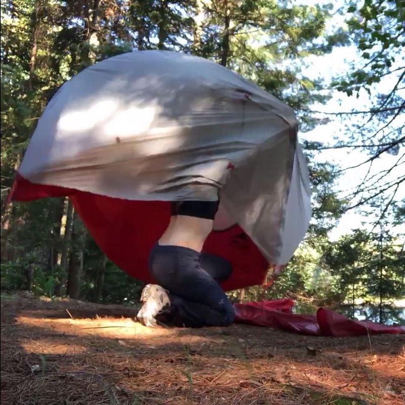 REI's tweet photo. When you forget to stake the tent ... 😬.
Our members share their epic #campingfails.