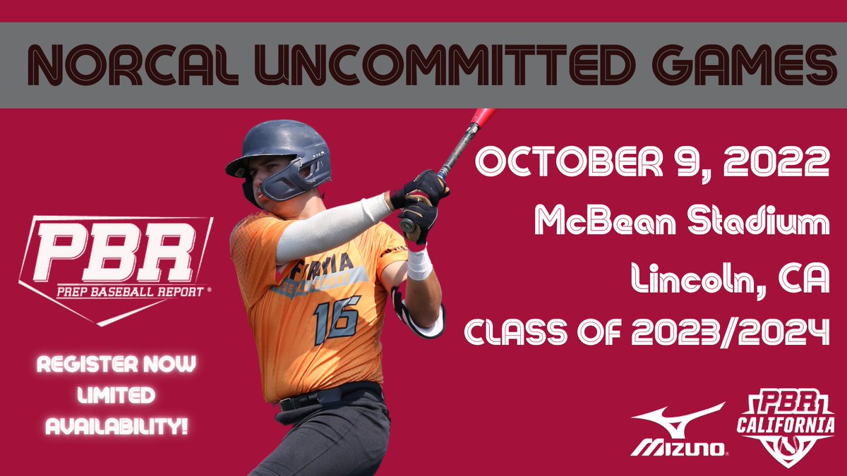 PREP BASEBALL CALIFORNIA (@prepbaseballca) on Twitter photo NorCal Uncmtd Games 10/9, McBean Stadium (Lincoln)
LINK: bit.ly/NCaUncmtdGms
@Clemmens_PBR <a href="/CalClubBaseball/">Calif. Club Baseball</a> <a href="/showcaliball/">SC ASTROS SCOUT TEAM</a> <a href="/Admiralsbasebal/">Admiralsbaseball</a> <a href="/ZootsBaseball/">Zoots Baseball</a> @ChicoAces <a href="/BestSpeedAllday/">Alec Smith</a> <a href="/sactosportscntr/">SSC</a> <a href="/CBA_SacBayArea/">CBA-SSC North</a> <a href="/CBAStockon_trcy/">CBA Stockton-Tracy</a> <a href="/ejsportselite/">EJ Sports Baseball</a> <a href="/Fbk1Kasey/">Kasey olenberger</a> <a href="/GamePrepBA/">GamePrep Baseball</a> NorCal Uncmtd Games 10/9, McBean Stadium (Lincoln)
LINK: bit.ly/NCaUncmtdGms
@Clemmens_PBR <a href="/CalClubBaseball/">Calif. Club Baseball</a> <a href="/showcaliball/">SC ASTROS SCOUT TEAM</a> <a href="/Admiralsbasebal/">Admiralsbaseball</a> <a href="/ZootsBaseball/">Zoots Baseball</a> @ChicoAces <a href="/BestSpeedAllday/">Alec Smith</a> <a href="/sactosportscntr/">SSC</a> <a href="/CBA_SacBayArea/">CBA-SSC North</a> <a href="/CBAStockon_trcy/">CBA Stockton-Tracy</a> <a href="/ejsportselite/">EJ Sports Baseball</a> <a href="/Fbk1Kasey/">Kasey olenberger</a> <a href="/GamePrepBA/">GamePrep Baseball</a>