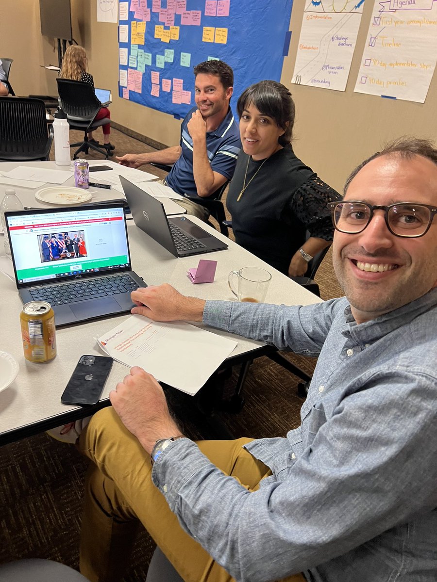 julesmetty's tweet photo. Busy facilitating a strategic plan implementation session for @MichiganSaves and we had to pause for some fist pumps as @POTUS signed the Inflation Reduction Act. #GreenBank #MoMoney #ClimateHope https://t.co/9YsUzU8PI1