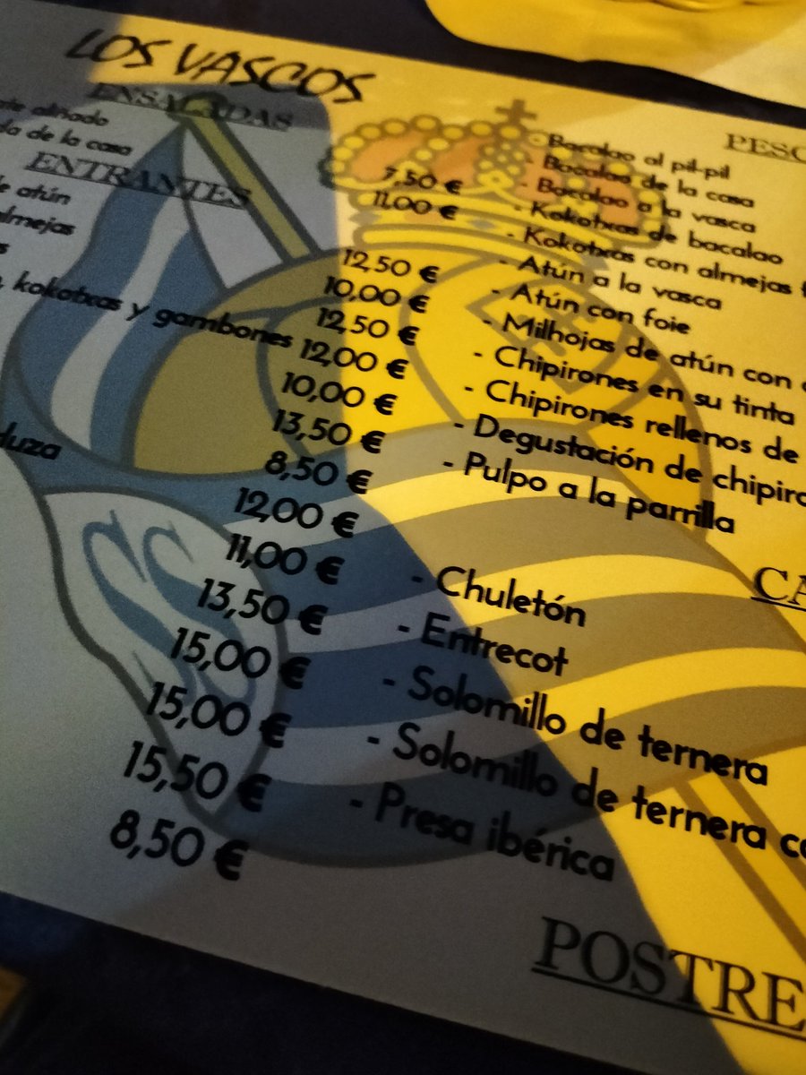 JesusMYbarra's tweet photo. Apuesta segura
#LosVascos https://t.co/0gr2uBvzJx