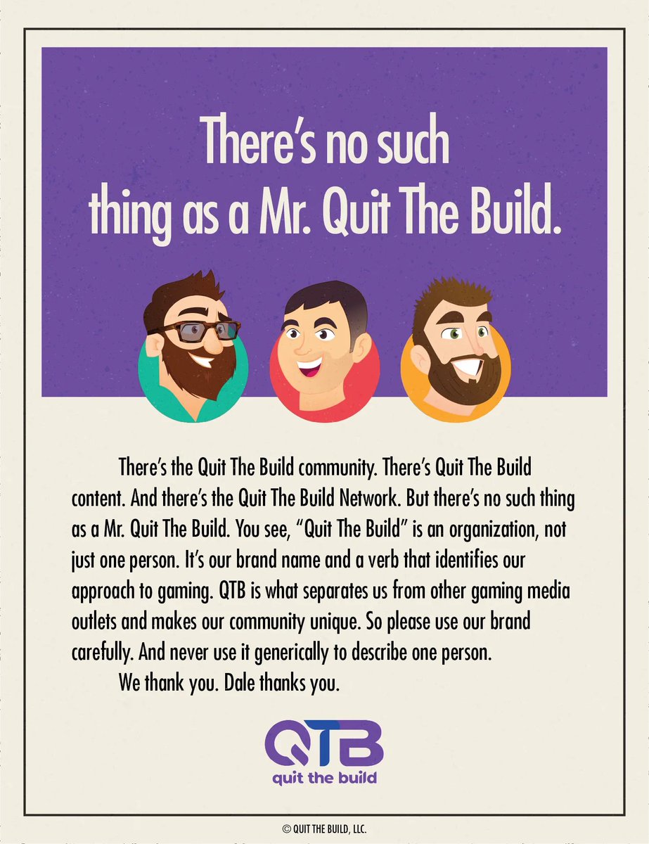 QuitTheBuild's tweet photo. We thank you. Dale thanks you. https://t.co/ibVYXie1PJ