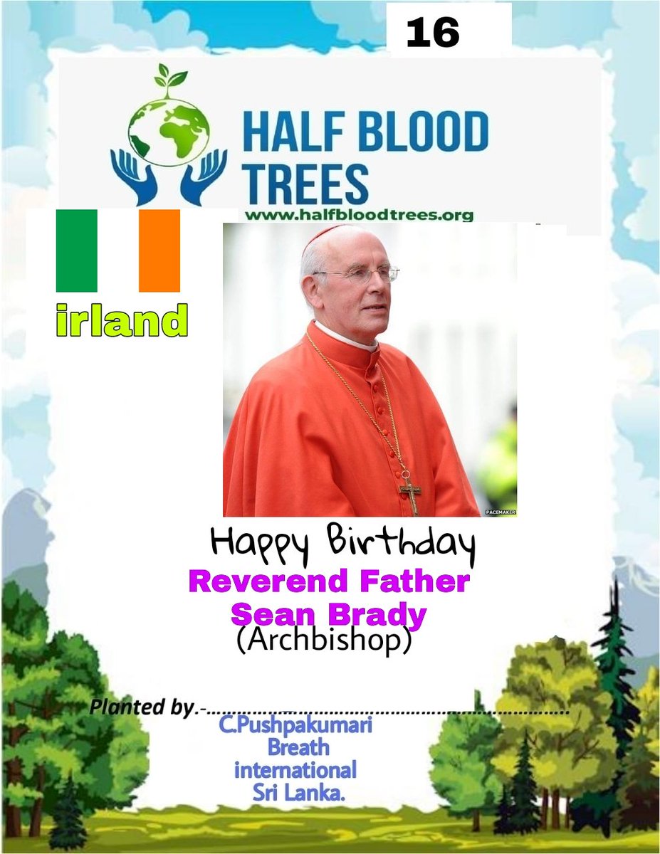 trees_half's tweet photo. Go mbeannaítear thú le dea-shláinte agus le misean uasal na síochána le fada an lá, A theachtaire uasail na síochána, a scaip teachtaireacht uasal na síochána don domhan.  Glac leis na beannachtaí seo uainn ag Half Blood Trees.
#Irlanda https://t.co/x7qPVKod3j