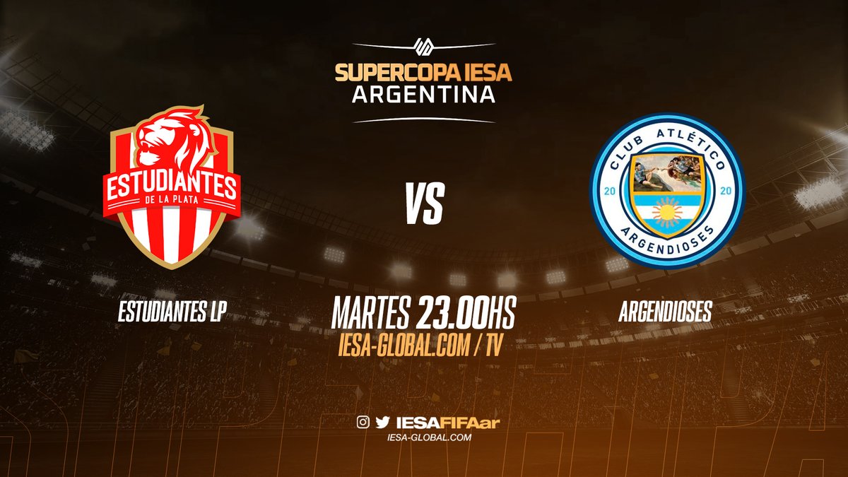 IESAFIFAar's tweet photo. SÚPER MARTES🔥
Esta noche se juega la #SupercopaIESA de PS4 para definir al gran campeón de la Temporada 20🏆
🎮@EdelpEsports vs @argendioses
⏰23.00
📺https://t.co/e1Bn5qMNgF https://t.co/jF2TKCpRgz