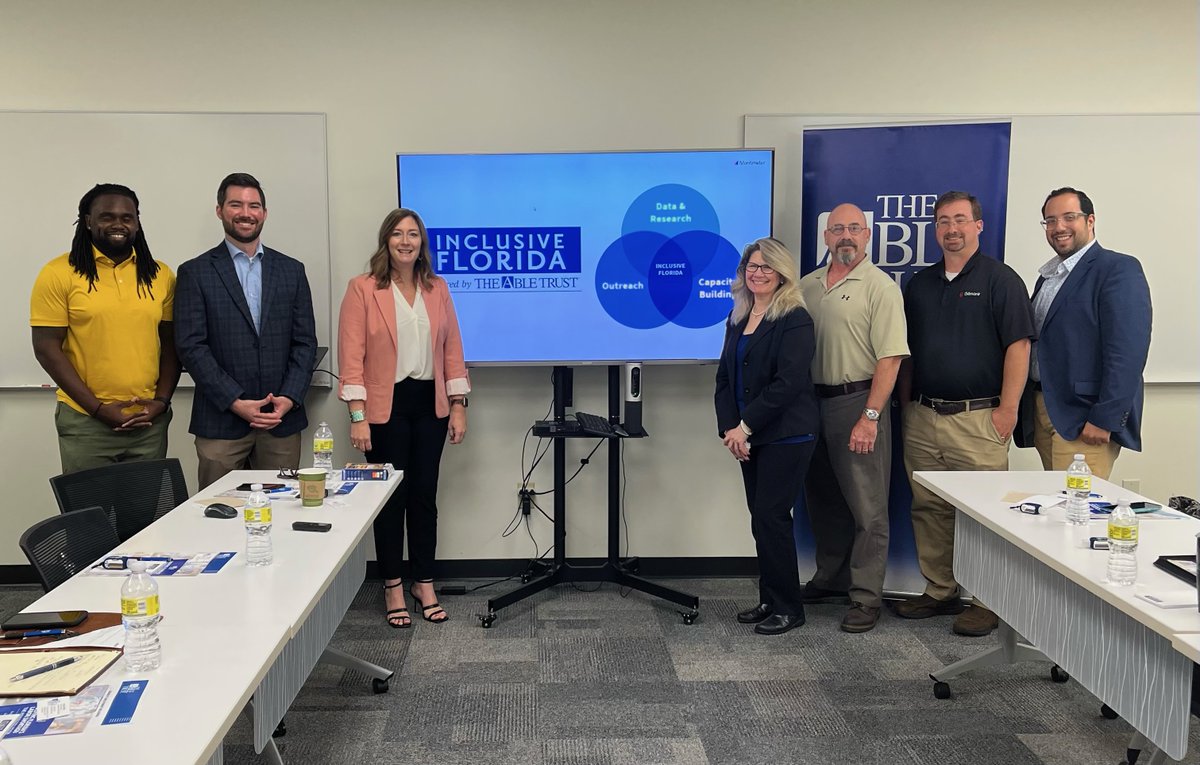 Today, our team was in Pensacola to listen to the employment needs from businesses as well as to  hear employees share their perspective. The goal of our #InclusiveFlorida initiative is to turn these insightful conversations into thoughtful solutions for #inclusivehiring.