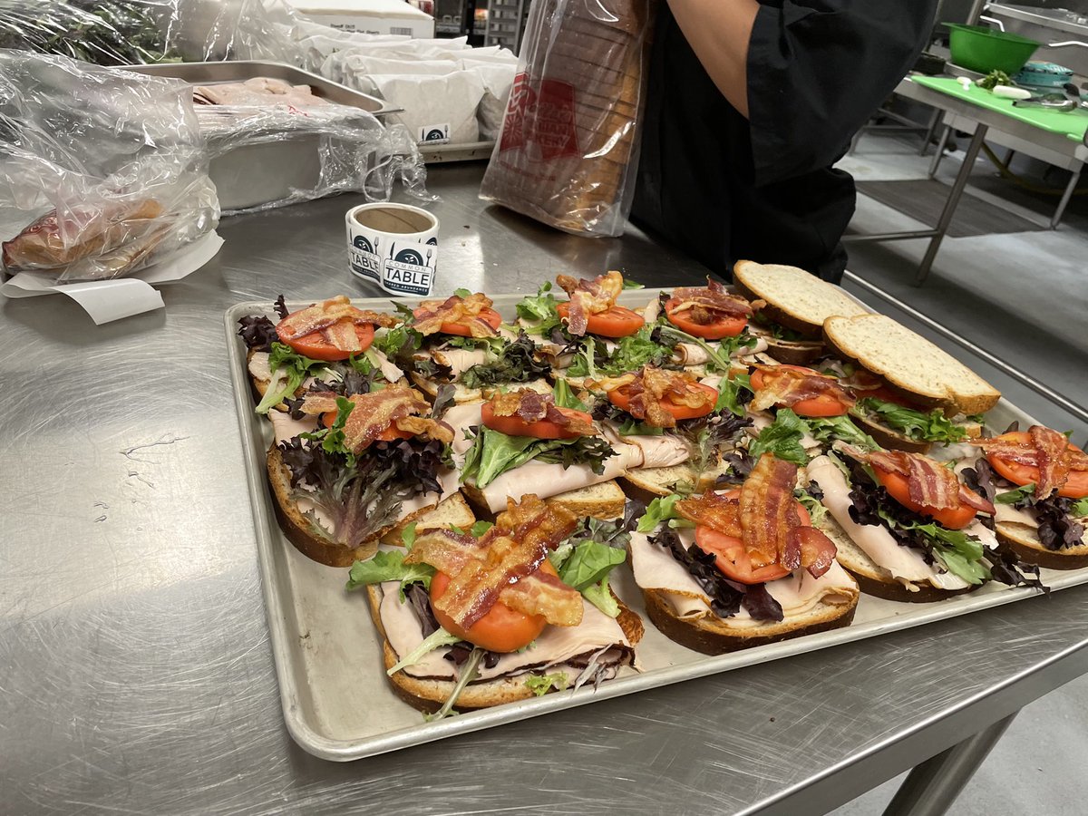 deborah_saffer's tweet photo. Some of our #busy day. The #CommonTable School is Hard. We #prepared meals for #DareToCare Soup &amp; Sandwich program, Dare to Care’s Catering program And more. @josh_saffer is #Awesome 💯 https://t.co/ChuCSQ2GMk
