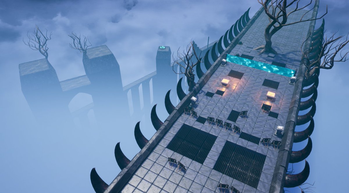tidewoken's tweet photo. Adding backdrop to the levels adds so much depth to it, even if you only get a limited glance at it 😌

#tidewoken #gamedev #indiegame #UE4 #tactics #turnbased #UnrealEngine https://t.co/CsIDgrIo3S
