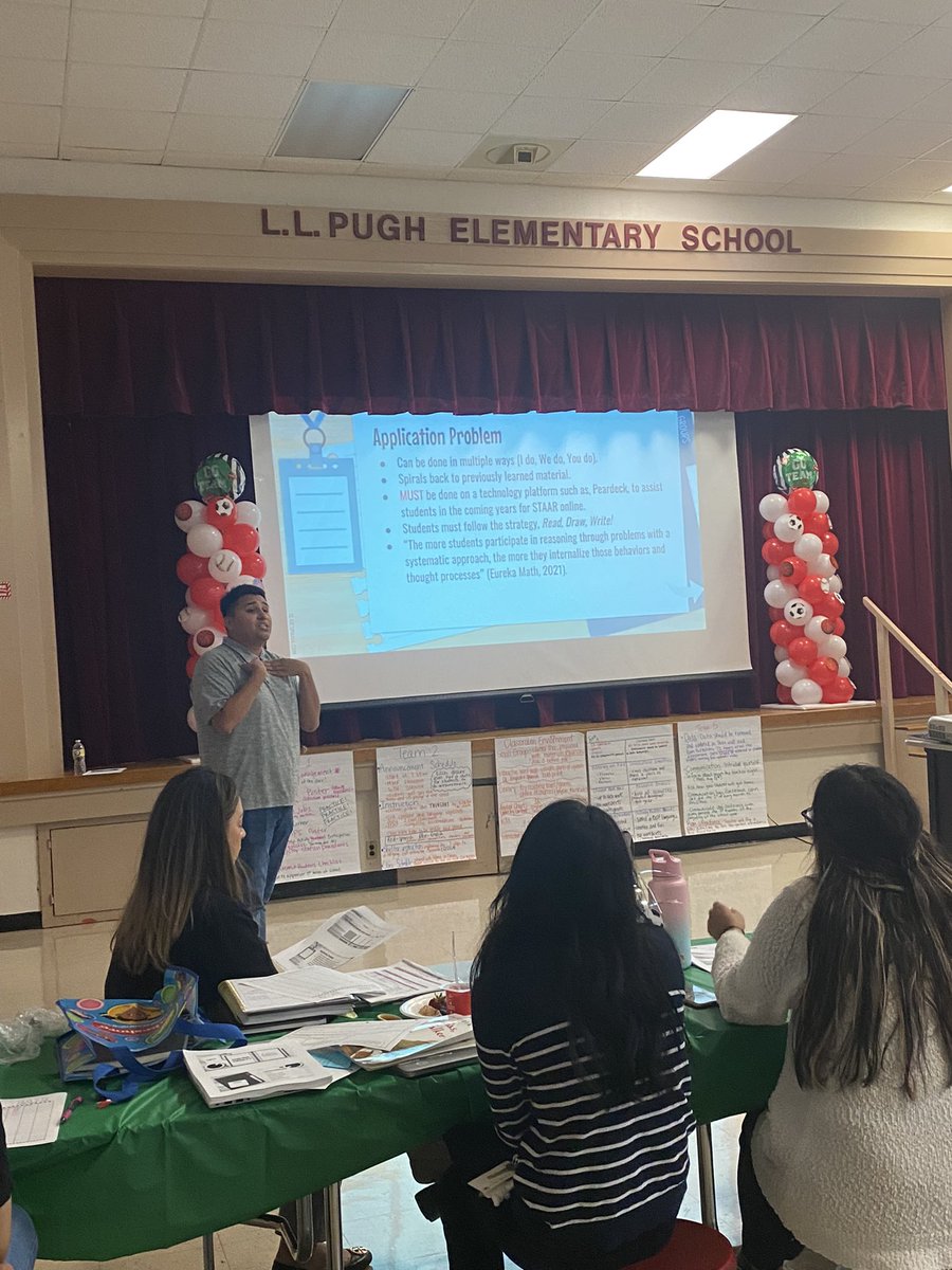 MrsCMontoya's tweet photo. Our awesome 3rd-5th grade teachers led our campus expectations for Eureka implementation this morning! 🤩👏🏼 Proud to have these amazing teachers serve our students! @PughRamsHISD @TheMrInfante @eli_matehuala @MsMartinezG https://t.co/EeL2Ei5bvX