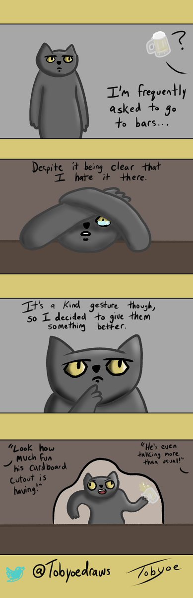 Tobyoedraws's tweet photo. I don't want to leave my room.

https://t.co/2mOGs2HaWZ

#webtoons #webtoon #WebtoonCanvas #art #comic #webcomic #webcomics #cat #catperson #someotherhashtags https://t.co/uPTW0xVJMo