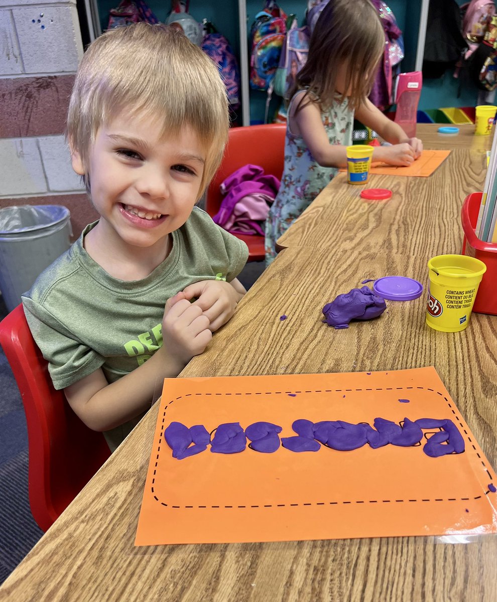 Our first two days of kindergarten have been so much fun! First day hats, lunch with new friends, indoor recess, play-doh names and much more. It is going to be a wonderful school year! ⭐️🤩⭐️ #YouBelongHere