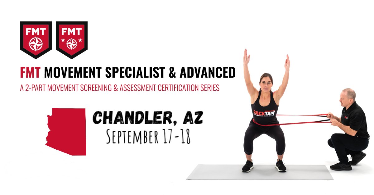 ☎ Last Call! Don't miss your chance to reserve your spot to become certified as a #MovementSpecialist: shop.rocktape.com/fmt-movement-s… #Movement #Fitness #ATC #Physio #Chiro #PhysicalTherapy #Chiropractic #RockTape #SKLZ #TriggerPoint #Chandler #Arizona