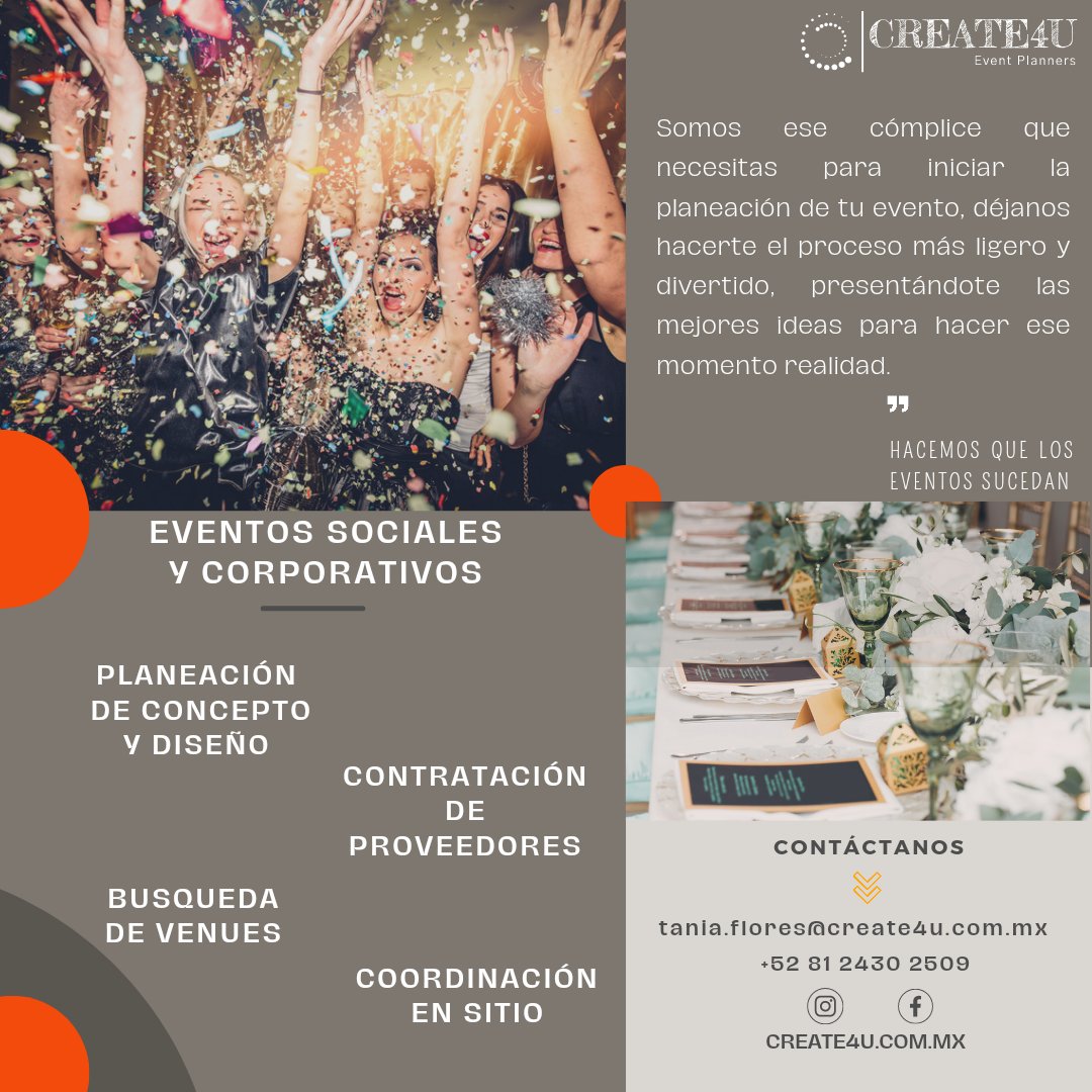 TanFlores's tweet photo. @frasalazar Estoy iniciando mi empresa de Organización de eventos Sociales y Corporativos, tengo más de 10 años de experiencia en el área y me apasionan los eventos.
Tenemos servicio en toda la República Mexicana 
Los invito a visitar mi página y seguirme en redes.
https://t.co/rtrIxkGXEW https://t.co/19176Fkvfo