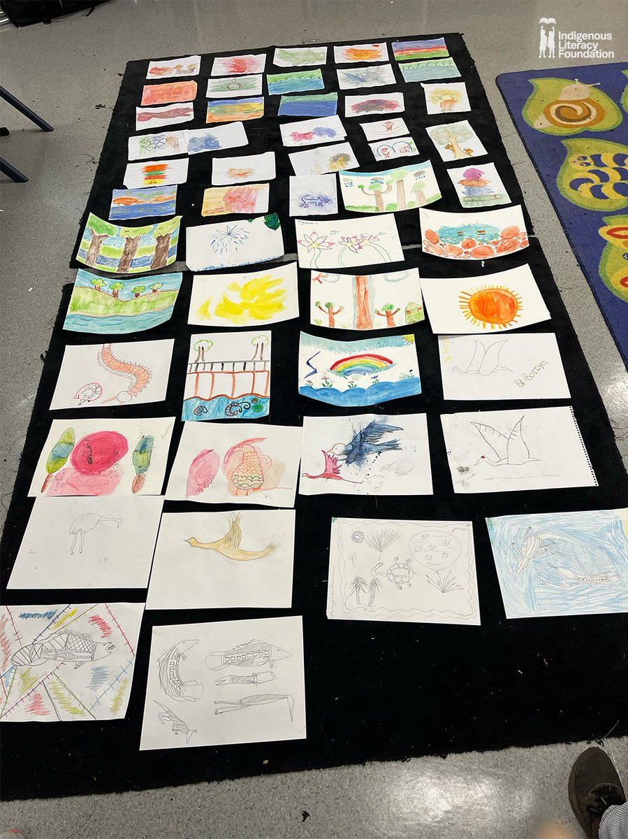 IndigenousLF's tweet photo. Staff Liz and Cindy travelled to #Barunga to support workshops for a book called Shordi Krik, based on a song about students going down to the creek and exploring. Written by kids from Barunga School with Justine Clarke. Local artist, Carol Randall, helped with the illustrations. https://t.co/D6Kz1XcSWJ