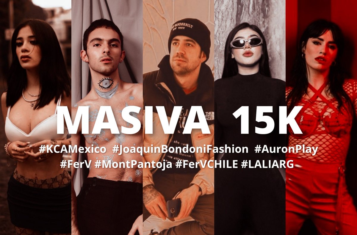 JoacoUpdates's tweet image. 🚨 GRAN MASIVA 1/?

Meta: 15K
Tiempo: 45 minutos

Hts a usar

#KCAMexico #JoaquinBondoniFashion #AuronPlay #FerV #MontPantoja #FerVCHILE #LALIARG
[@JoaquinBondoni]