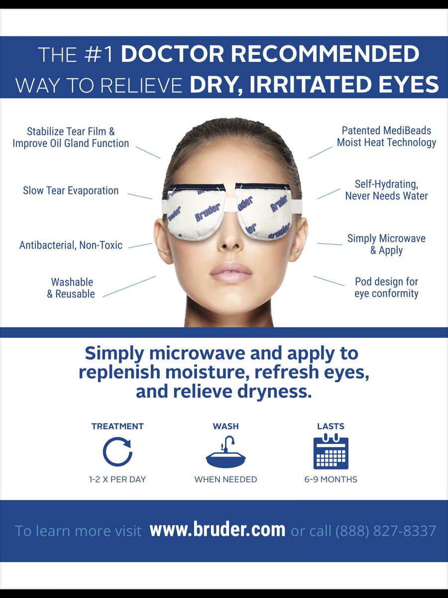 Bruderhc's tweet photo. Observe National Eye Exam Month by learning ways to keep your vision clear and healthy. Get an eye exam and try at home lid warming with a Bruder Mask. Ask your eye doctor about your eye wellness or visit https://t.co/bBAgrFQRRc to know more.
#NationalVisionExamMonth #brudermask https://t.co/9YMoH4ZTCf