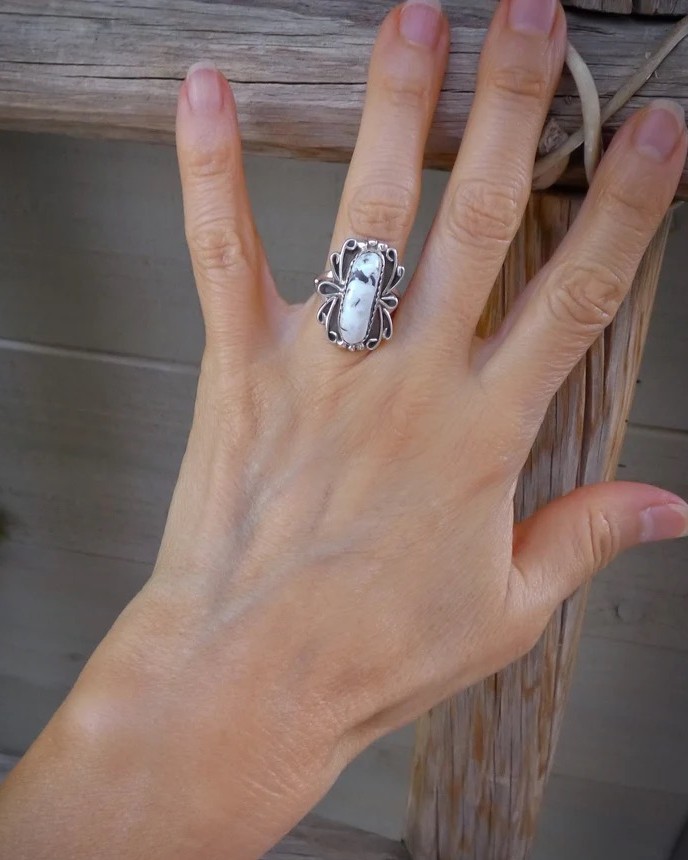 SAVE 20%!! Check out this stunning White Buffalo Ring here >> 🤠 etsy.com/listing/124885… #whitebuffaloring #sacredbuffalo #statementring #Etsystore #EtsyUSA #Etsyhandmade