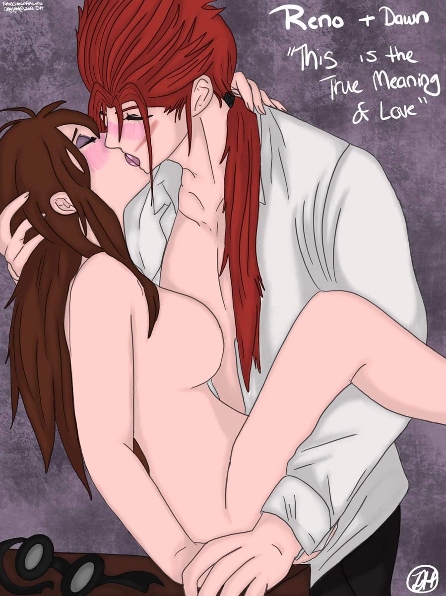 DevonSimon18's tweet photo. !18+ CONTENT! I also decided to make a rather spicy picture of #RenotheTurk with my #FinalFantasyVII oc <3 #finalfantasy https://t.co/57K14MirNV