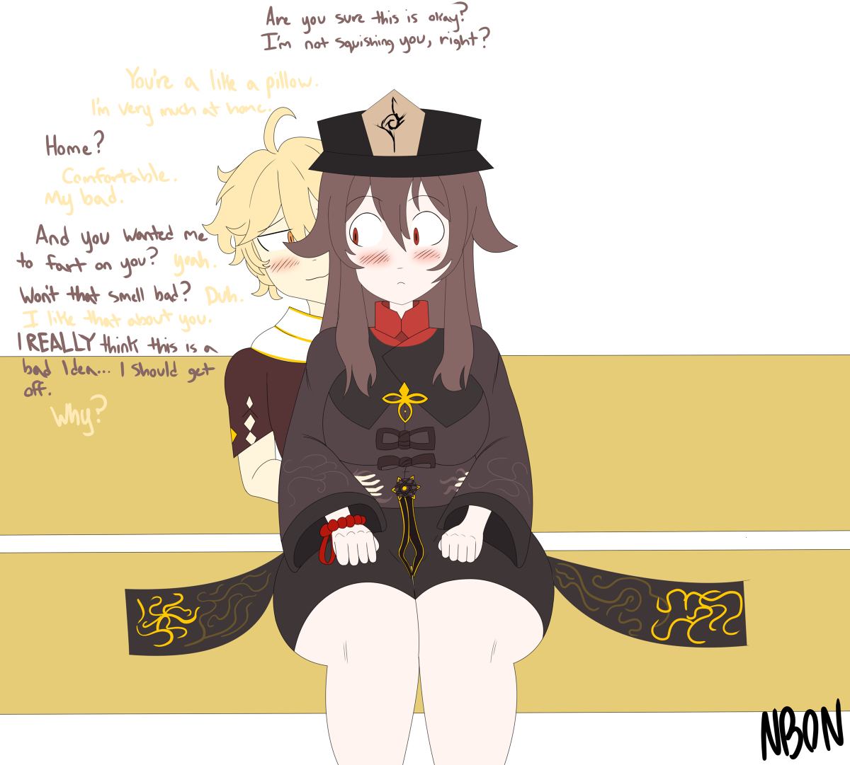 Trash🔞 on X: RT @Nobloodonlynon: [R-18] Hu Tao (FartShart) #farting #Fart  #smellfetish #おなら #original #hyperfart #incredibly_cute #GenshinImpact  https:…  X