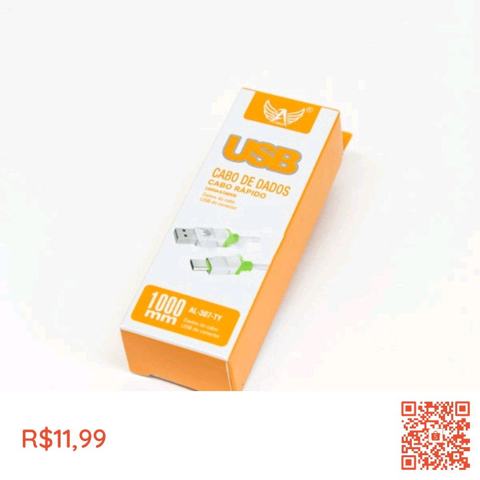 WalleConect's tweet photo. Ótima qualidade Cabo Siliconado - Type C- 2.4A - 1M - Altomex - AL-307-TY por R$11,99. Encontre na Shopee agora! https://t.co/B8xPSR3Ico #ShopeeBR https://t.co/3ldrByiy3v