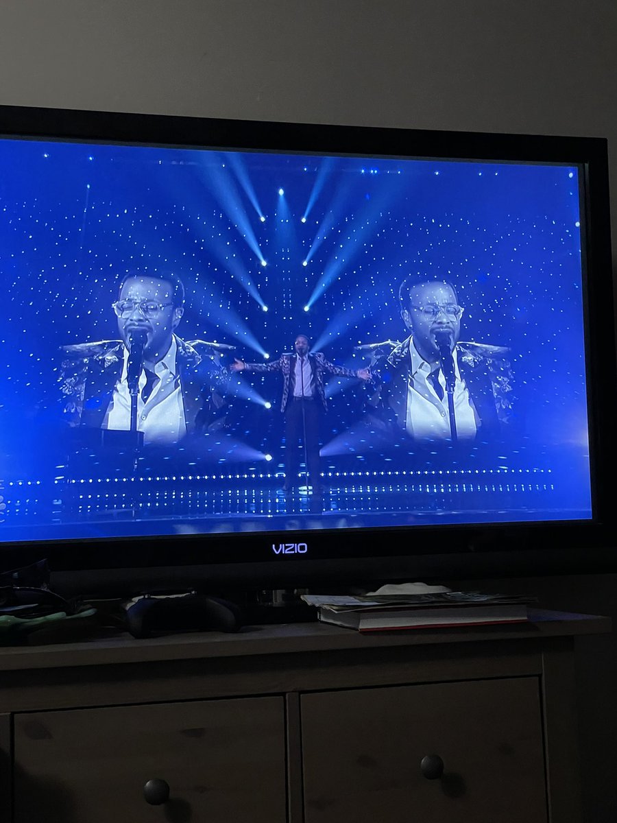 kjenck's tweet photo. Ahhh soooo amazing!!!! @WynStarks was phenomenal as always. Make sure you vote for him!! @AGT #wynhastalent 💙💙💙💙💙💙💙💙💙💙 https://t.co/Wo70iR5yUp