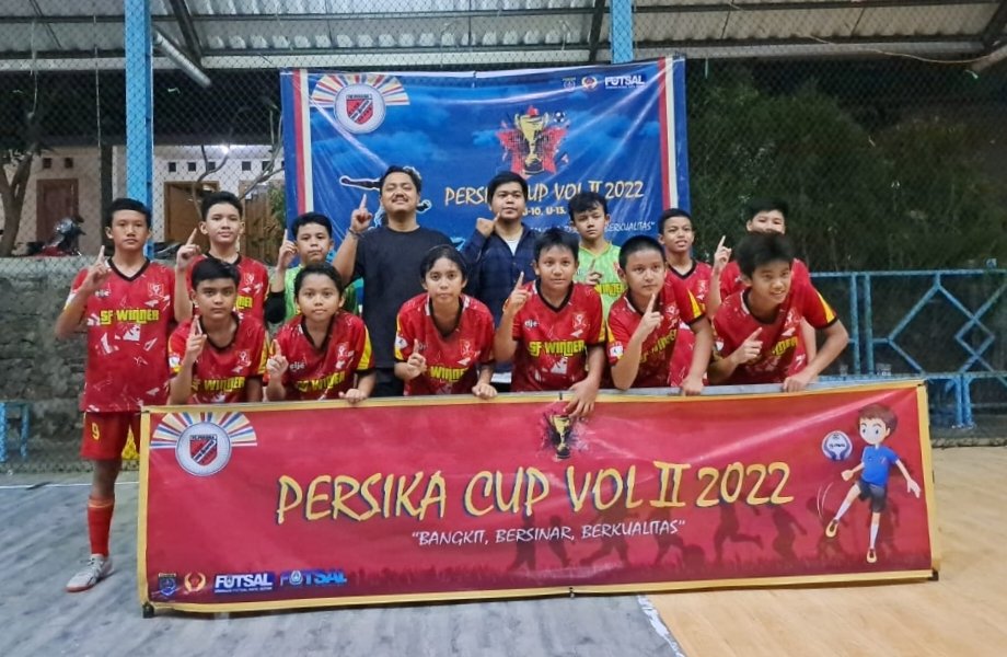 Sebelum turun melakoni liga AAFI REGIONAL DEPOK tahun 2022/2023, SQUAD U-13 mengikuti ajang Persika Cup sebagai ajang pemanasan. Hal hasil cup baik 1st Champions sfwinner.com sfwinner.co.id