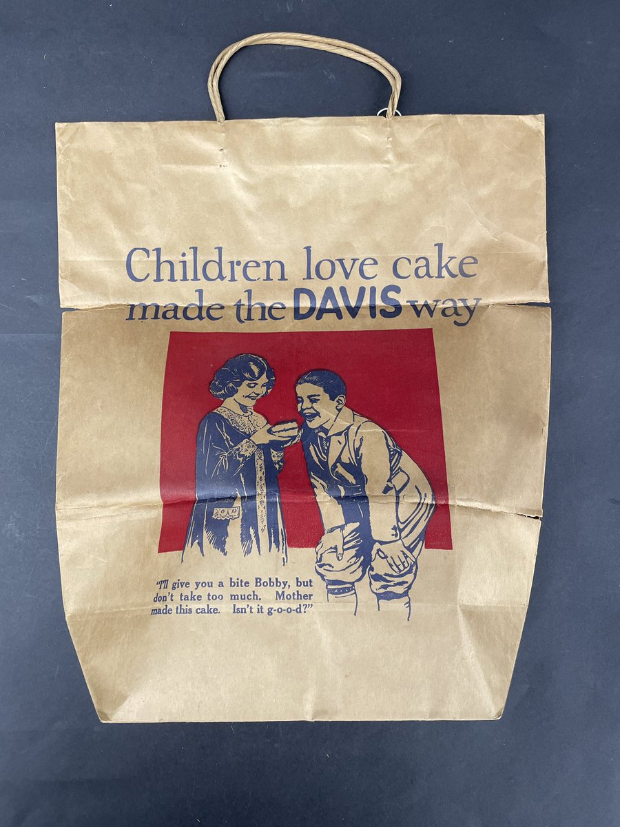 223/365: Do you have a secret cake ingredient? The advertisement on this bag claims that Davis Baking Powder makes the best cakes. The company dates to the 1880s, founded by R. B. Davis in New York.