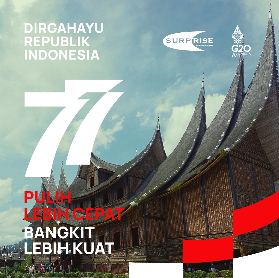 SurpriseIndo's tweet photo. Selamat HUT ke-77 Republik Indonesia.
Pulih Lebih Cepat, Bangkit Lebih Kuat!

#SurpriseIndonesia #HUTRI77 https://t.co/A6V1YFeGmX