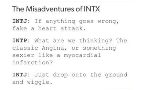 hanny_verryna's tweet photo. LMAO. I can't stop laughing at this convo. We #intp is too much thinking. #intj #intpmeme #mbtimeme #intjmeme https://t.co/07VTbKZfPe