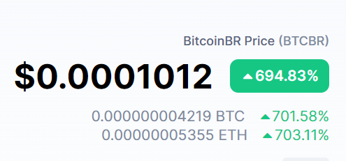 BitcoinBR_info's tweet photo. 🔥BitcoinBR prices and charts on @CoinMarketCap 

🔗https://t.co/nzsxwpqeMD

Contract📜 (BSC) 0x0cf8e180350253271f4b917ccfb0accc4862f262

Buy $BTCBR on @ArkenFinance✅
https://t.co/TtsIa3zVSI

#BTCBR #Marketcap #BTC #BitcoinBR #Arken https://t.co/rBbNOohspL