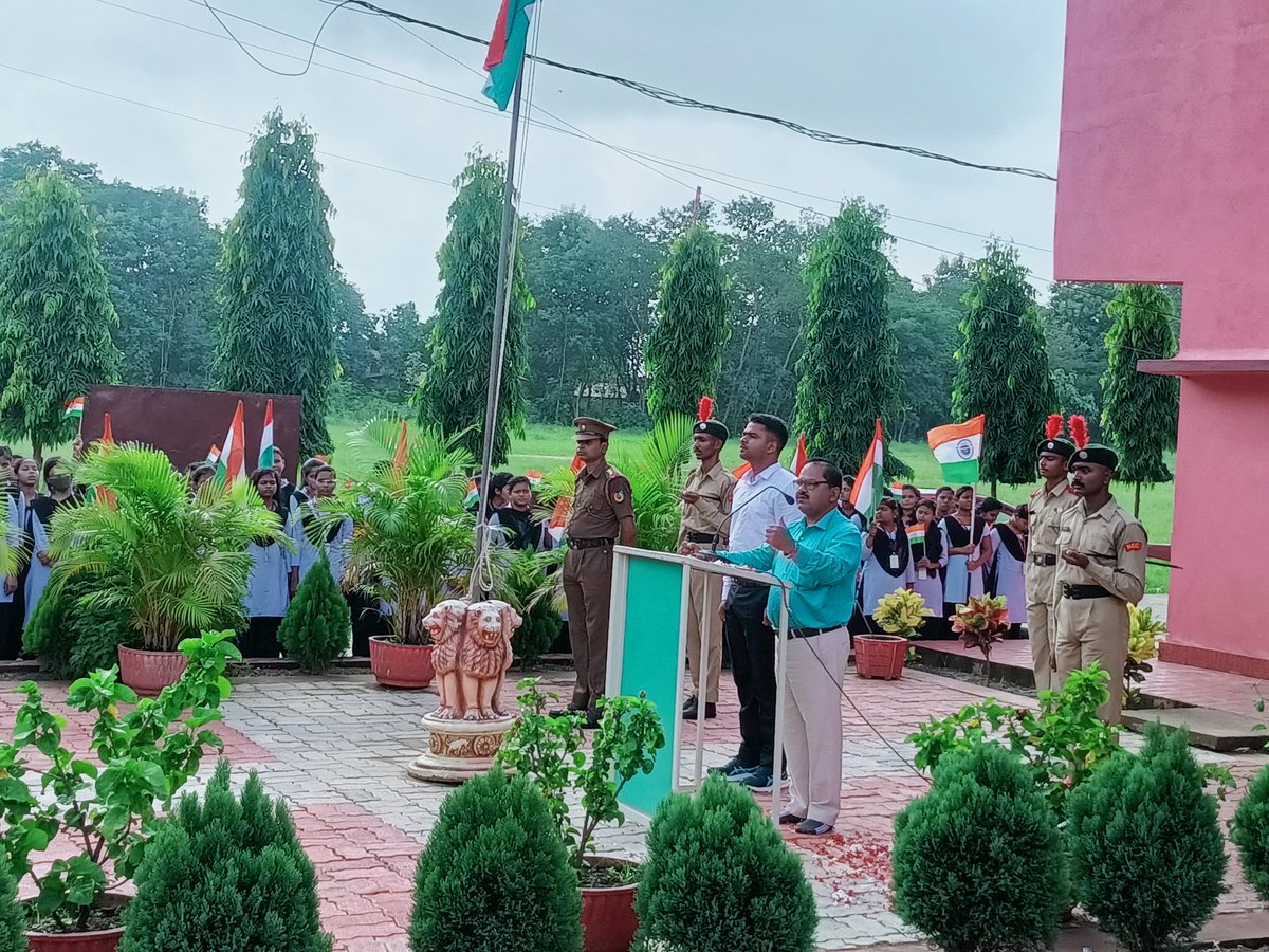 NssSeemanta's tweet photo. Observation of Independence Day 2022 at Seemanta Mahavidyalaya jharpkharia Mayurbhanj https://t.co/2LNRrYC8kx
