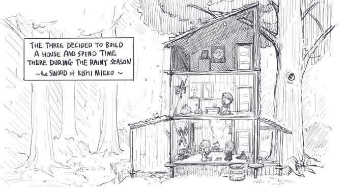 雨季のスペシャル雨よけハウス。- the Sword of Kishi Mieko - 