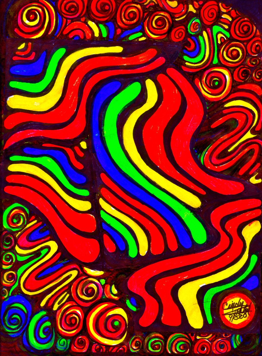 CindyZweibel's tweet photo. Title: Light Language 
Copyright © 2021Cindy Zweibel. #DrawingOfTheDay. #CZPOP #CindyZweibel.           Follow for Launch of NFT Collection https://t.co/aO87K6cDaX