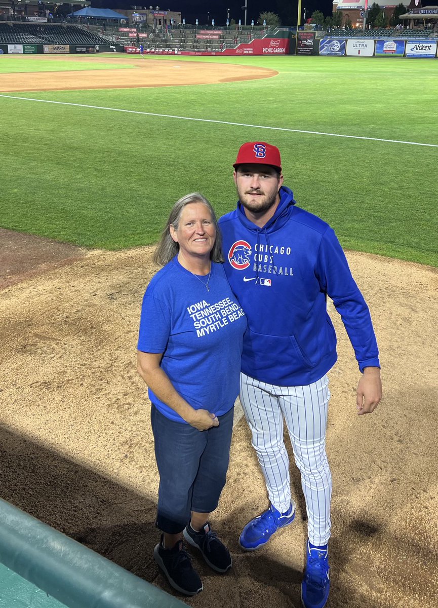 beohj's tweet photo. Luke’s debut with the ⁦@SBCubs⁩. https://t.co/gbFcXH1wdD