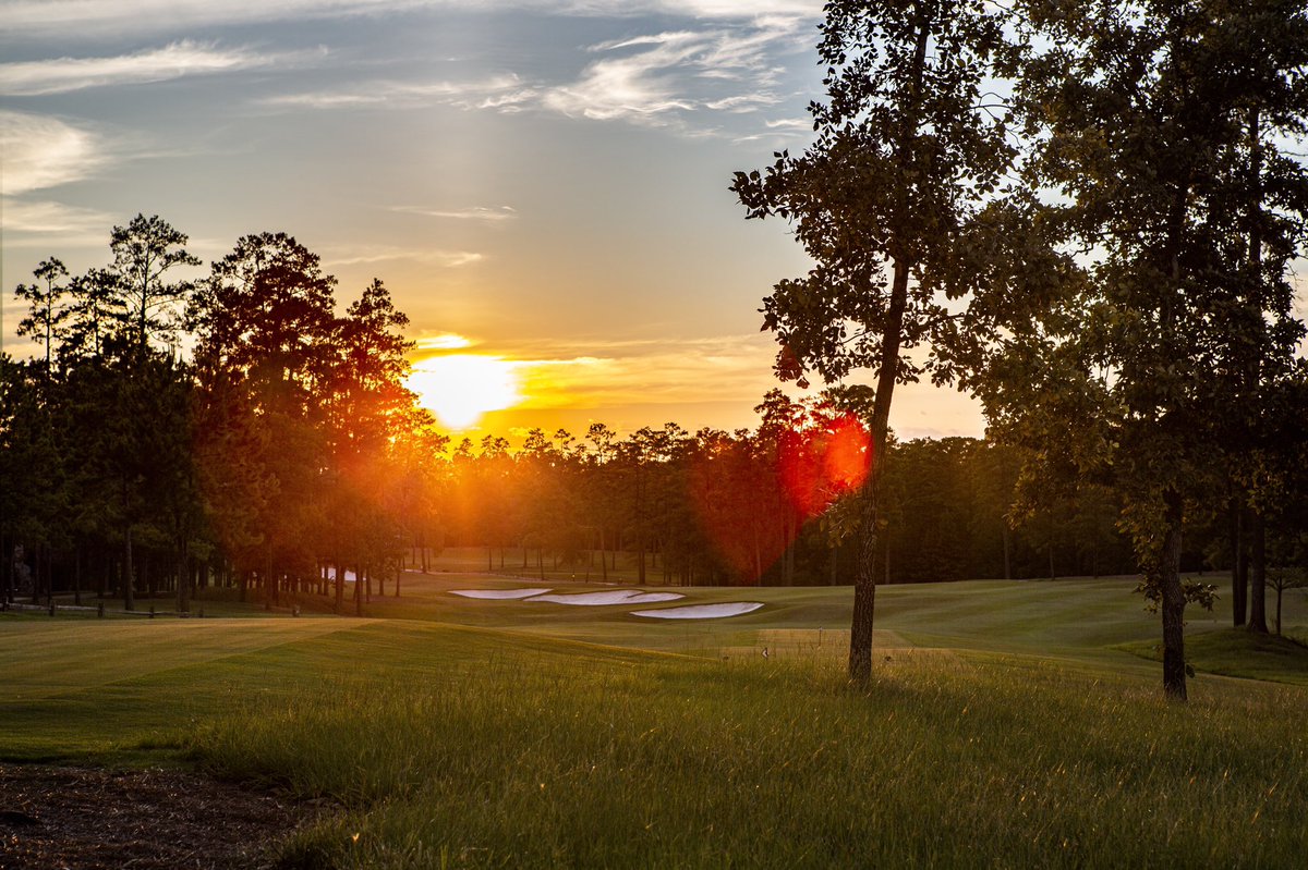 Loving this summer sunset (and lens flare) <a href="/BluejackNation/">Bluejack National</a>