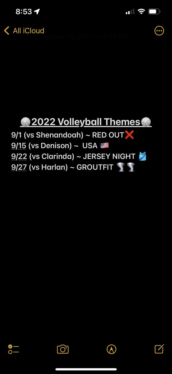 2022 Volleyball Student Section Themes!! 🐾🏐