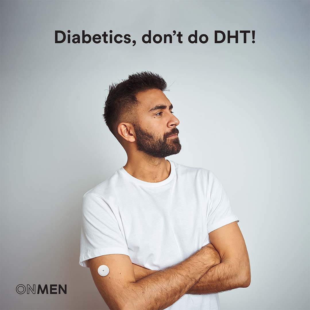 onmen_ca's tweet photo. Do you have type 2 diabetes? #TRT may be able to help you regulate insulin because T is part of the glucose reuptake process. DHT, however, is also part of the process, so possibly avoid hair loss meds with #DHT blockers. Our blog has all the details. https://t.co/IHgFpxqEzo