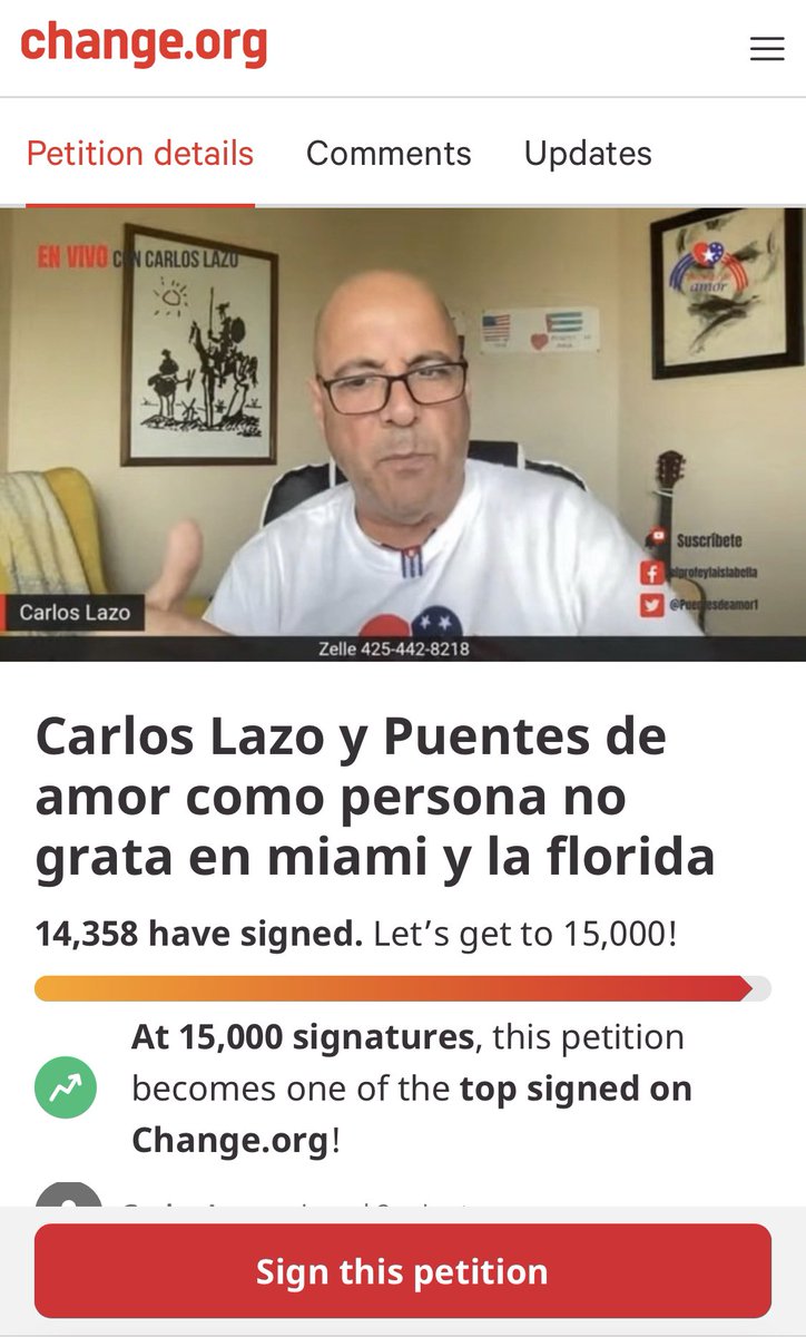 MilanesRoldan's tweet photo. 👏👏👏 Únete a las casi 15k firmas contra este agente de la dictadura militar de Cuba en US https://t.co/qYhJ1Dkjeo