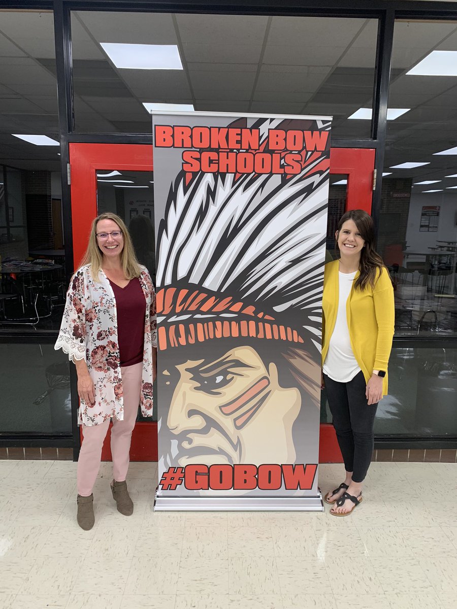 Gratitude Tuesday.  We are extremely thankful and blessed to have Shirley cleaning up after us all and Jenn &amp; Kelsey in the MS/HS office here at <a href="/BBHSINDIANSS/">Broken Bow Indians 🏹</a> #GoBow