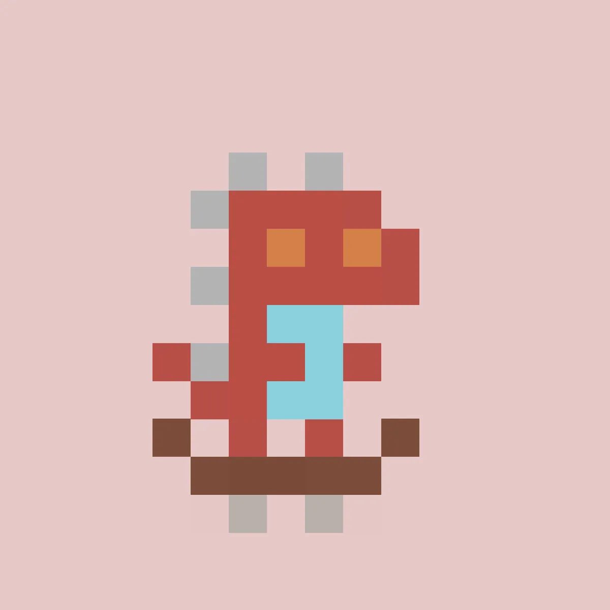 tinydinoscnft's tweet image. Happy Trait Tuesday Tiny Dinos! This week we will look at some Dinos we know are having fun this hot summer: the skateboarders!
There is just one Dino with skateboard listed (63 ADA): this gray, masked Dino - the rest of these ferocious tiny beauties have been skating it up!
