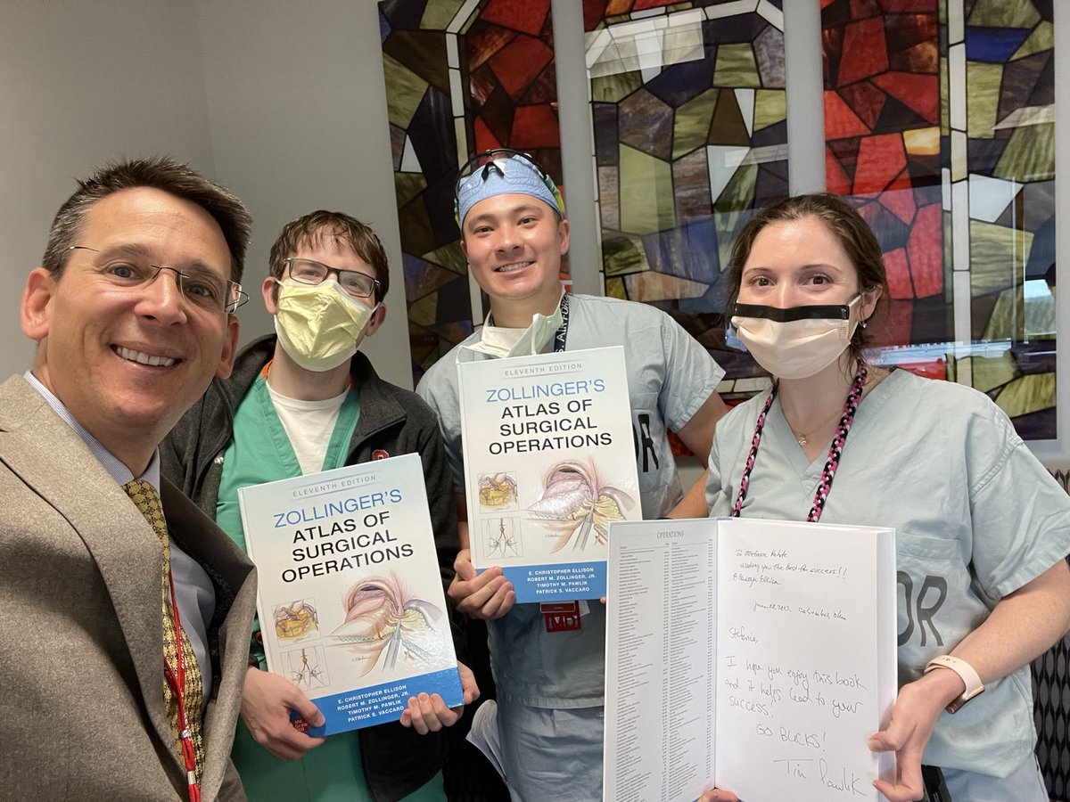 Thank you for for the present! <a href="/timpawlik/">Timothy M. Pawlik</a> and Dr. Ellison. Will be a great resource for the years to come.