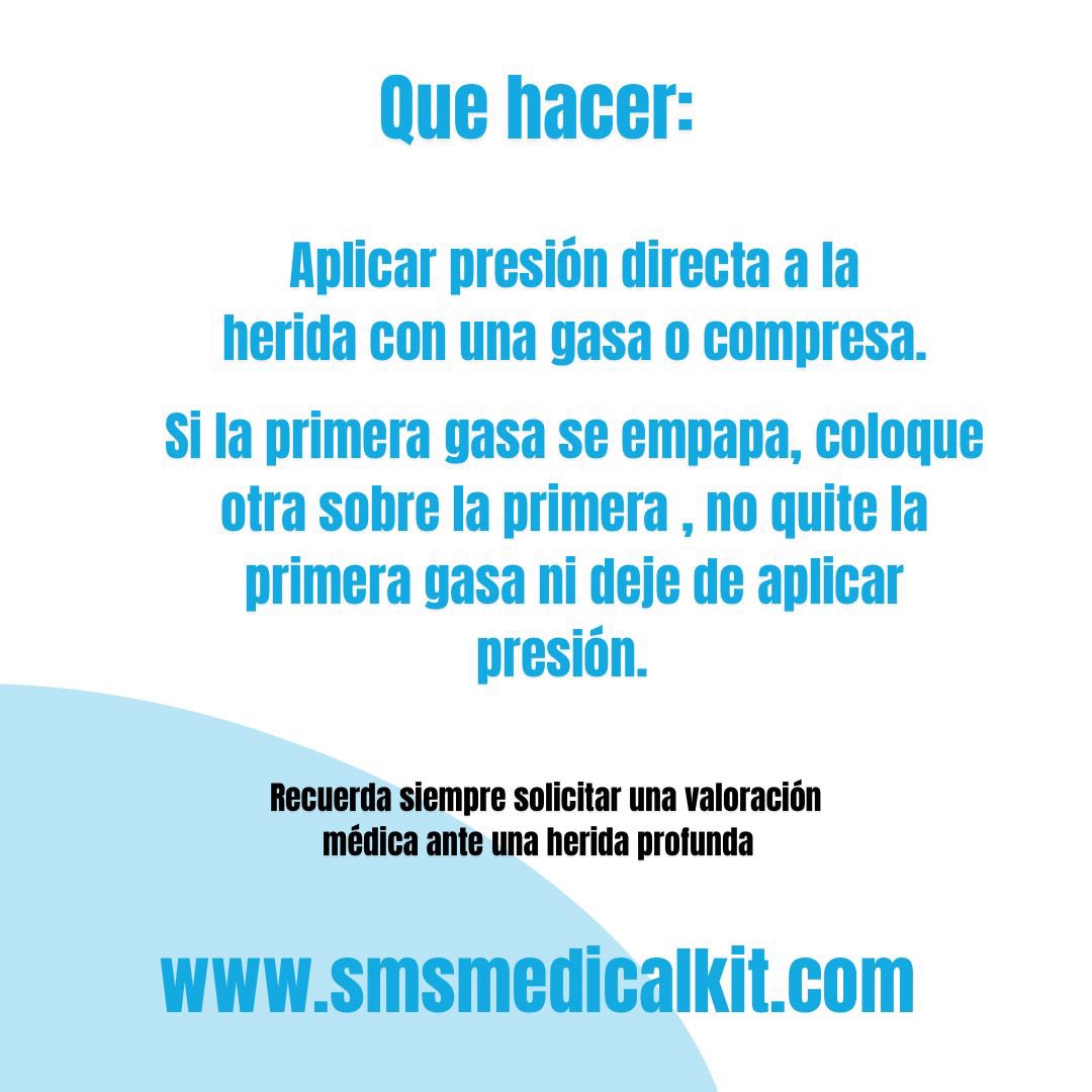 smsmedicalkit's tweet photo. Que hacer para detener un sangrado abundante #Emergencia #primerosauxilios #Mexico https://t.co/REdtuQfoQt