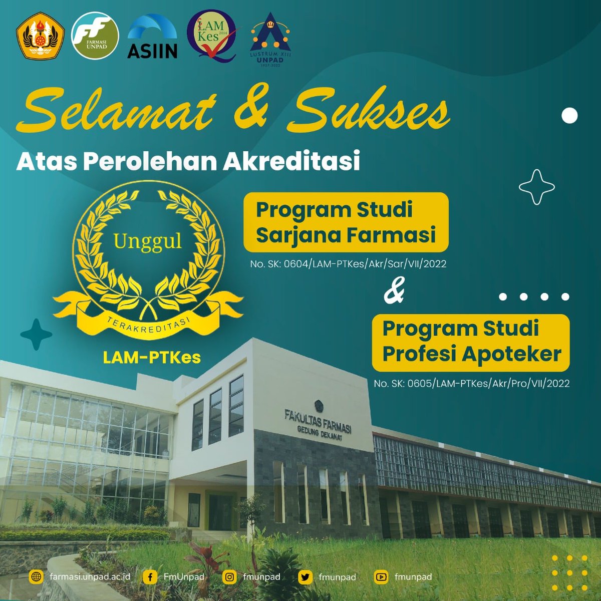 Selamat dan sukses atas peraihan akreditasi A dari <a href="/lamptkes/">Perkumpulan LAM-PTKes/IAAHEH</a> untuk PSSF dan PSPA