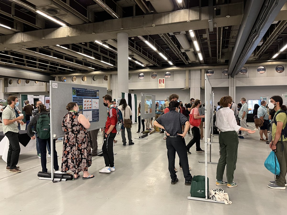 BretfeldMario's tweet photo. Best part of this career is seeing the growth of students: Recent @kennesawstate #MSIB graduate Andrea Gamache presenting her research on Cicada-Fire-Plant interactions at #ESA2022 in Montreal. @KSUresearch @KSUCSM https://t.co/ZiBSiLmN5M