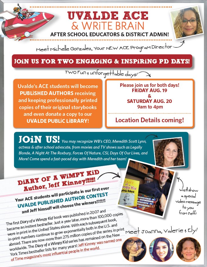 VERY EXCITED AND INSPIRED TO BE HEADING TO UVALDE, TX. TO TRAIN EDUCATORS IN MY COMPANY'S PROGRAMS @writebrainbooks. Students (K-8) will become published authors of original children's books for the community to enjoy forever! #afterschool #uvalde #uvaldestrong #healing