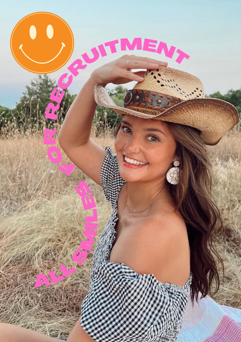 It is not too late to sign up for recruitment!!! Bring your smiles and #GOGREEK 💖⭐️