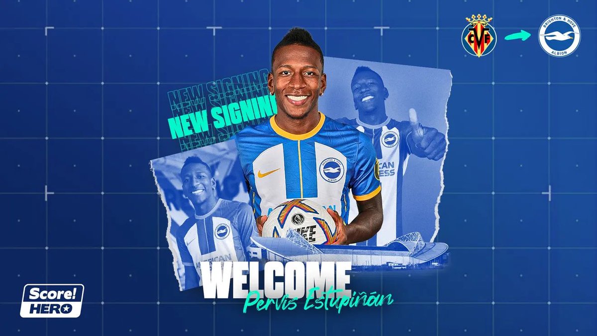 FabrizioRomano's tweet photo. Official. Brighton have signed Pervis Estupinan on permanent deal from Villarreal, agreement completed and signed - five year deal. 🚨🔵 #BHAFC

Potter: “We’re excited by what Pervis brings us and he fills a position to which we’ve been looking to add depth”. https://t.co/NhnpFuKYUQ