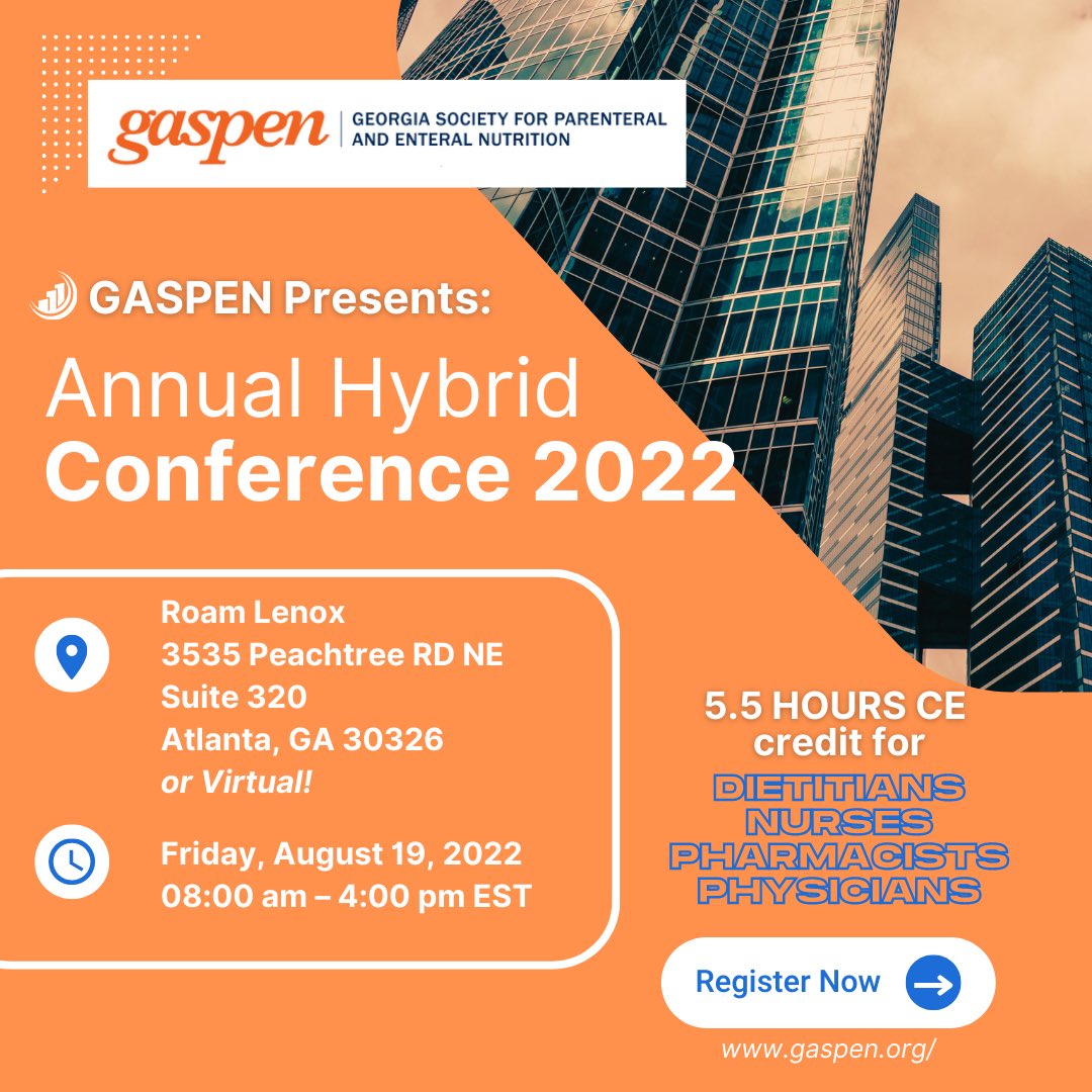 Register for GASPEN’s annual conference today! In-person and virtual options available. Find more info here ➡️gaspen.org/events