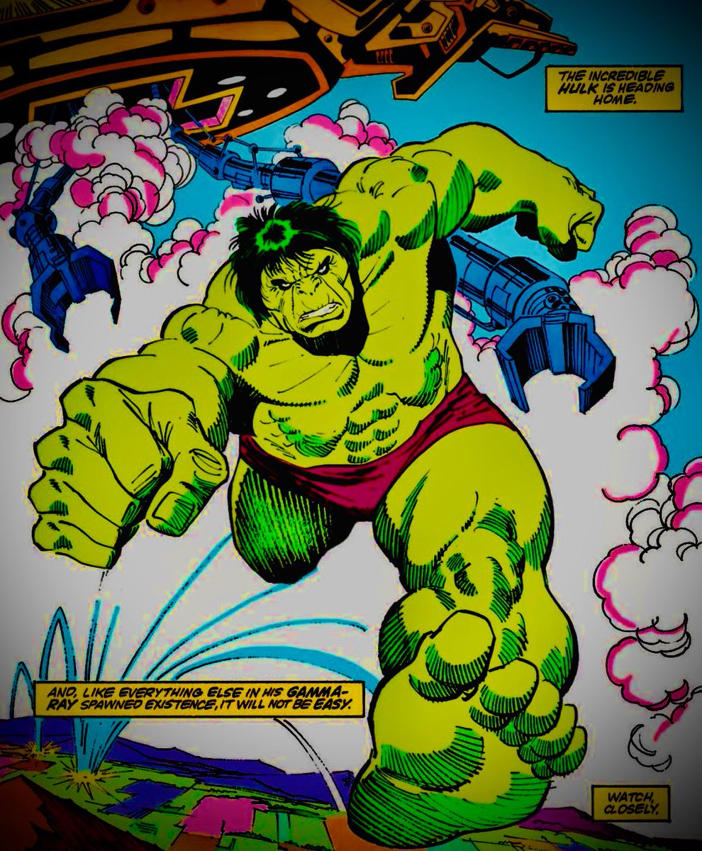 He leaps!!! #hulk #salbuscema #1980s