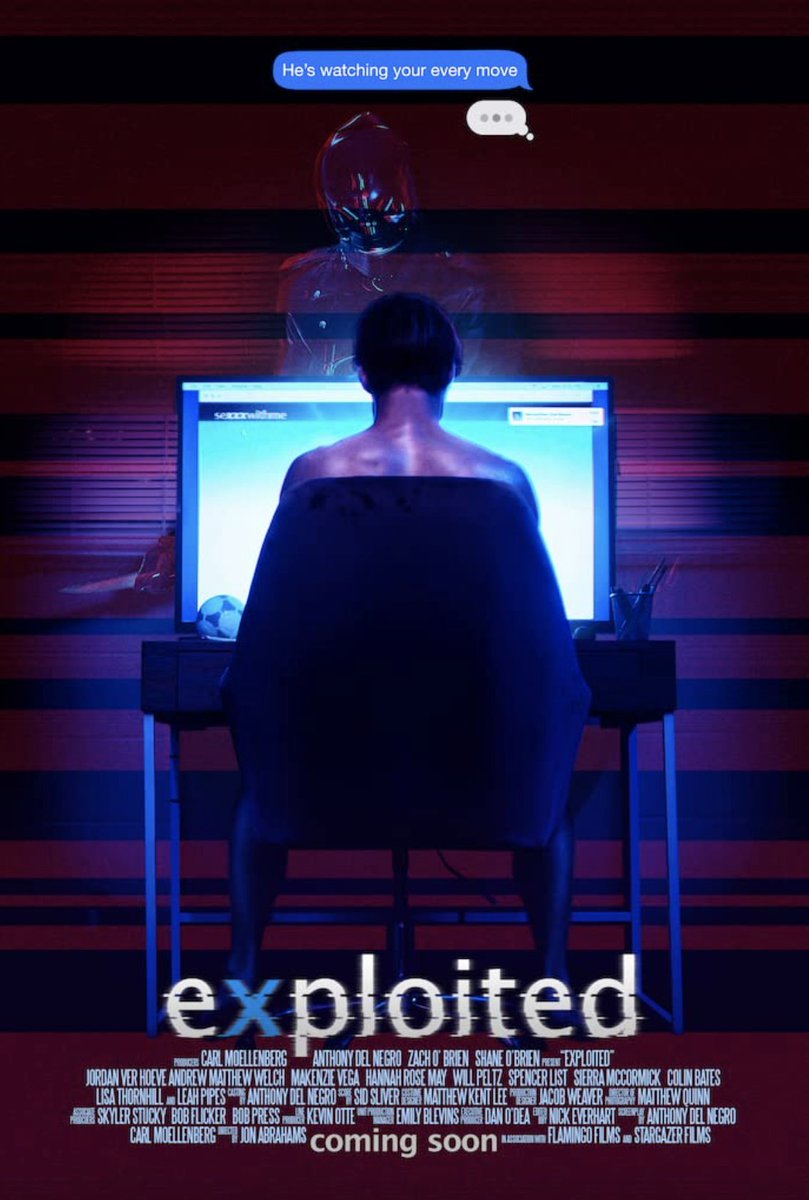 TracedThurman's tweet photo. Join me and several others (tagged!) tomorrow evening (7:30pm Eastern/6:30pm Central!) for the #FrightgownSummer Twitter Watch Party of EXPLOITED! We'll also be raising money for the @TrevorProject while enjoying what I've been told is "a movie" (make of that what you will 😅). https://t.co/loWIQzrNMO