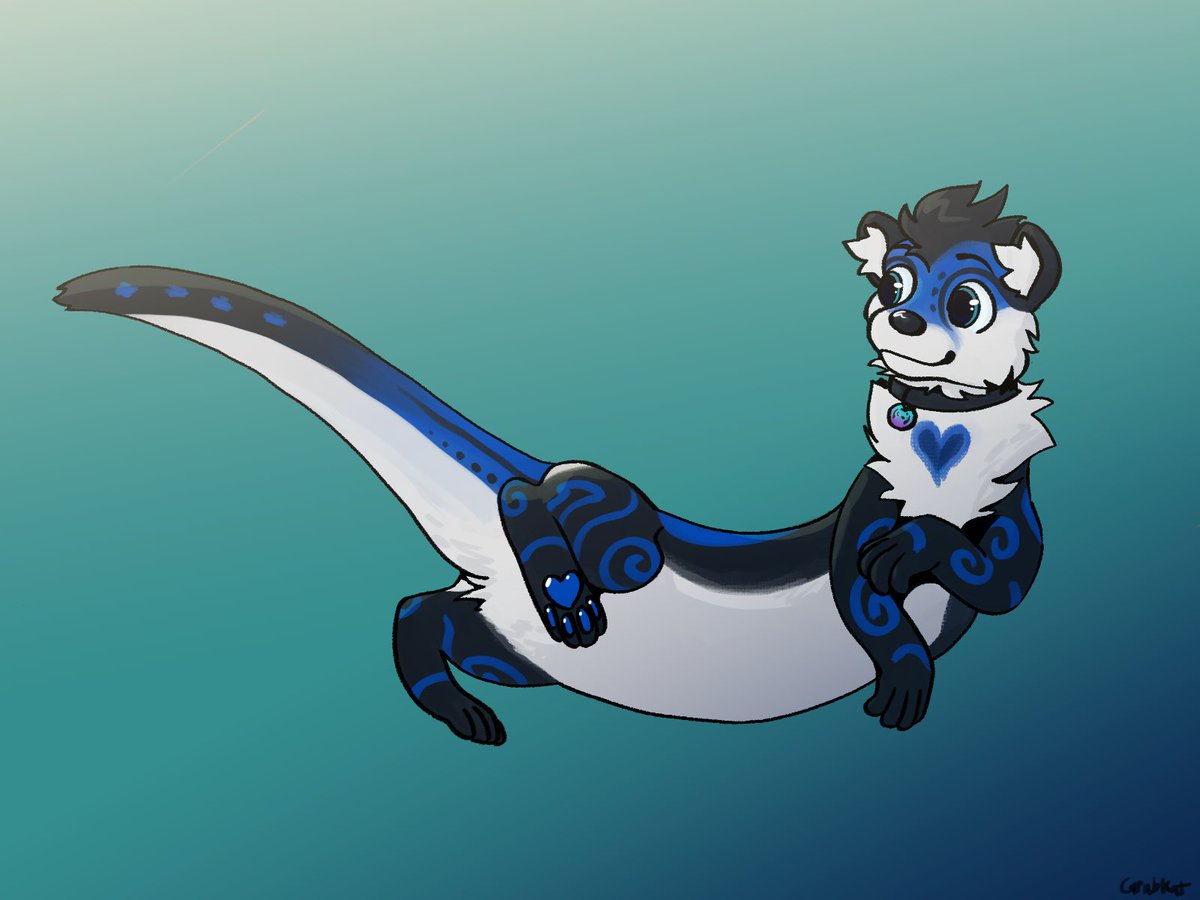 Otter art that my sister drew for me!!!