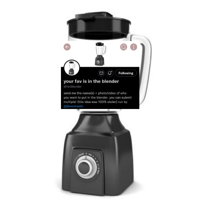 favblender's tweet photo. your fav is in the blender is in the blender [CLOSED] https://t.co/4XrkY7KGMg